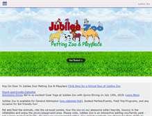 Tablet Screenshot of jubileezoo.com